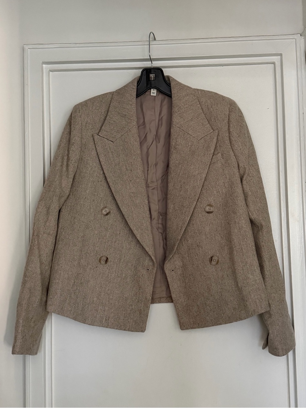 Banana Republic 100% Wool Cropped Blazer